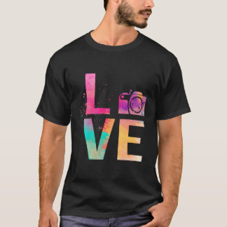 Camiseta Fotografía colorida de mamá