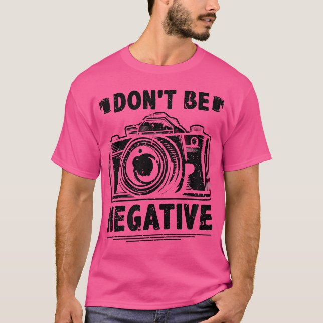 Camiseta Fotografía con cámara (Anverso)