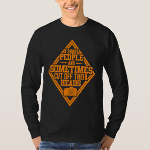 Camiseta Fotografía Cool Para Hombres Mujeres Disparo Perso
