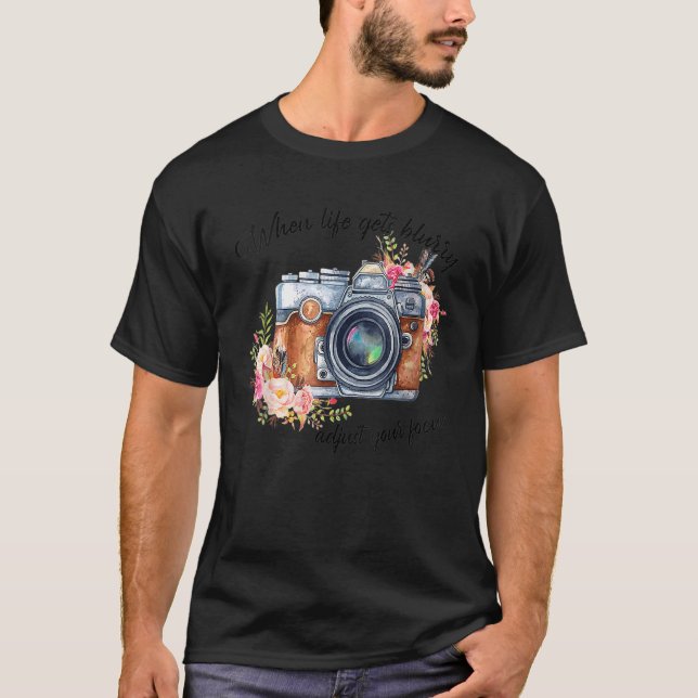 Camiseta Fotografía cuando la vida se vuelve borrosa (Anverso)