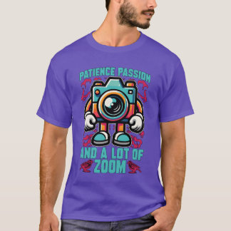 Camiseta Fotografía De Aves Pasión De Paciencia Y Observaci