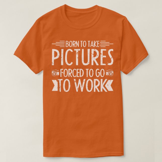 Camiseta Fotografía de cámara Hombres Fotógrafa de Cámara (Diseño del anverso)