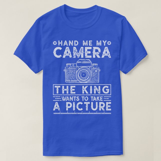 Camiseta Fotografía de Camera King (Diseño del anverso)