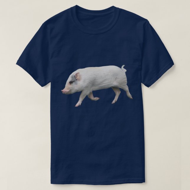 Camiseta Fotografía de cerdo (Diseño del anverso)