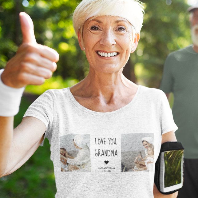 Camiseta Fotografía de colección moderna Ama a tu abuela Me (Subido por el creador)