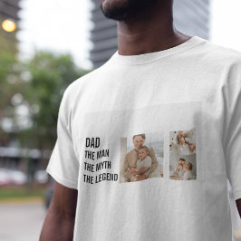 Camiseta Fotografía de Collage moderna | `Regalo de papá