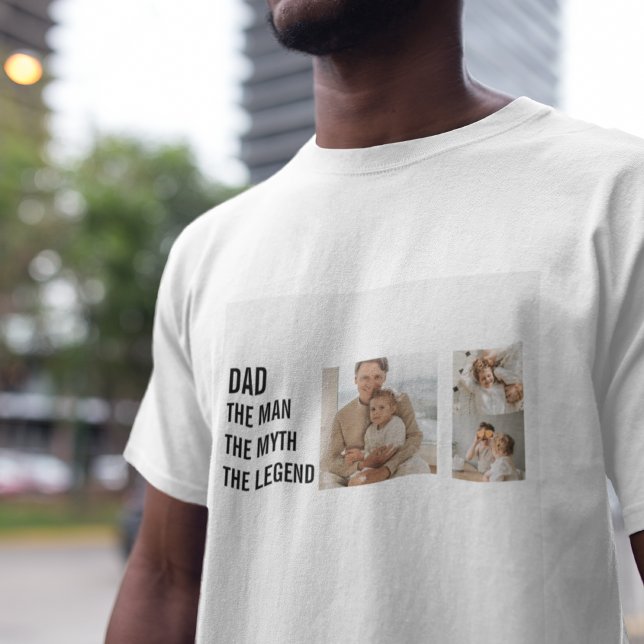 Camiseta Fotografía de Collage moderna | `Regalo de papá (Subido por el creador)