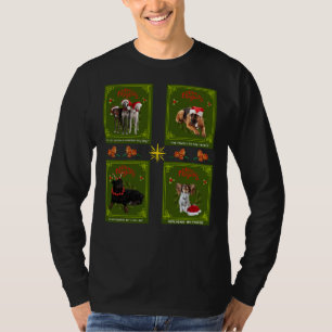 Camiseta Fotografía de Cranky Canines Adorable Grumpy Greyh