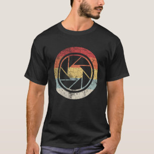 Camiseta Fotografía de época Lens Retro Sunset Photographer