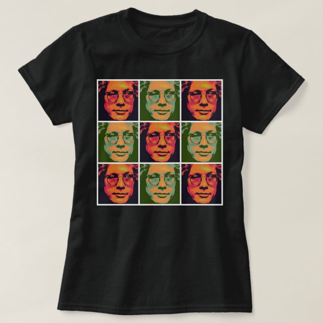 Camiseta Fotografía de época Warren Art Zevon Regalos Fans  (Diseño del anverso)