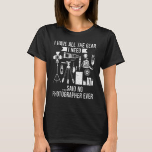 Camiseta Fotografía de fotógrafo
