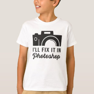 Camiseta Fotografía de fotógrafo crea divertida idea de reg