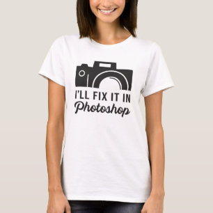 Camiseta Fotografía de fotógrafo crea divertida idea de reg