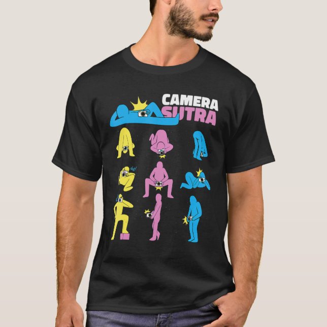 Camiseta Fotografía de fotógrafo subtra de cámara (Anverso)
