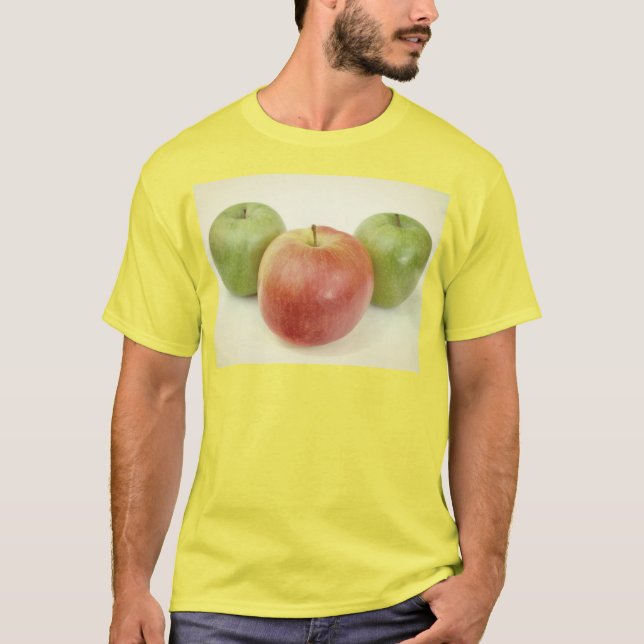 Camiseta Fotografía de fruta de manzanas (Anverso)