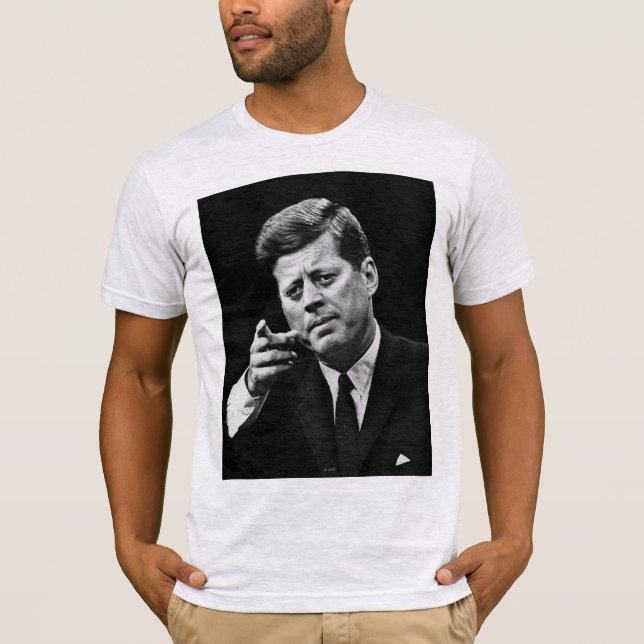 Camiseta Fotografía de John F. Kennedy 3 (Anverso)