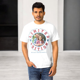 Camiseta Fotografía de la edición limitada del mejor papá