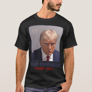 Camiseta Fotografía de la policía de Donald Trump, no culpa