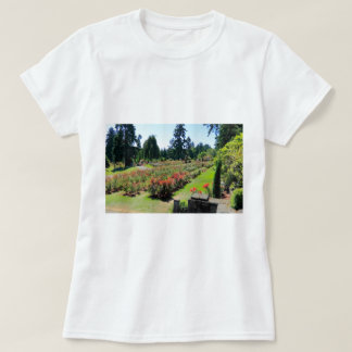 Camiseta Fotografía de la rosaleda, Portland, Oregon