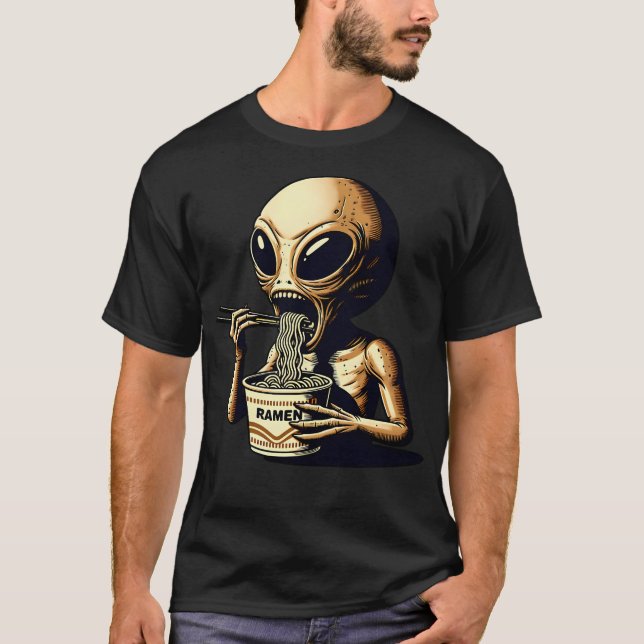 Camiseta Fotografía De Los Amigos Alien De La Moda Ufo Shir (Anverso)