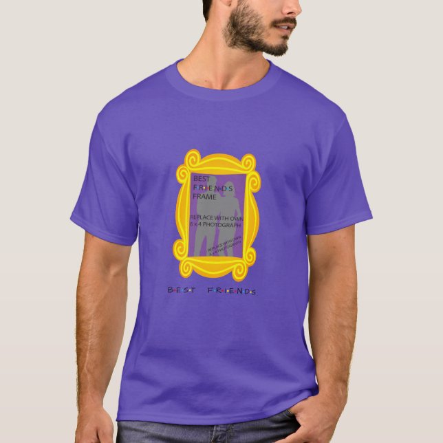 Camiseta Fotografía de los mejores amigos de la puerta de M (Anverso)