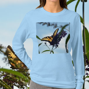 Camiseta Fotografía de mariposa de cola de cruz de tigre or
