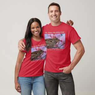 Camiseta Fotografía de Naturaleza Gorrión Japonés Sakura Ob