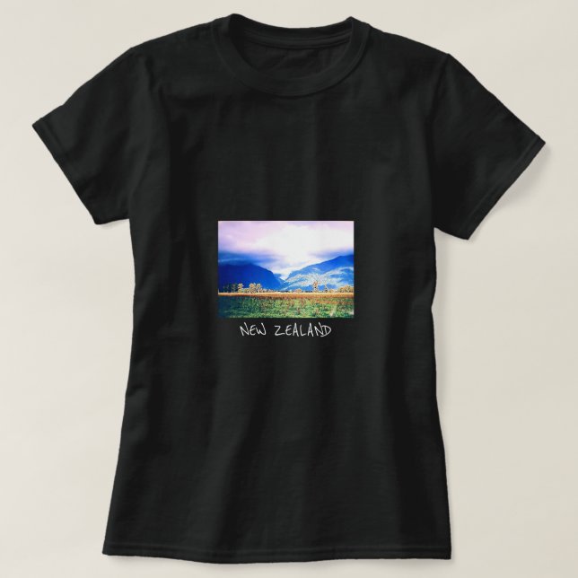 Camiseta Fotografía de Nueva Zelanda: Fox Glacier (Diseño del anverso)