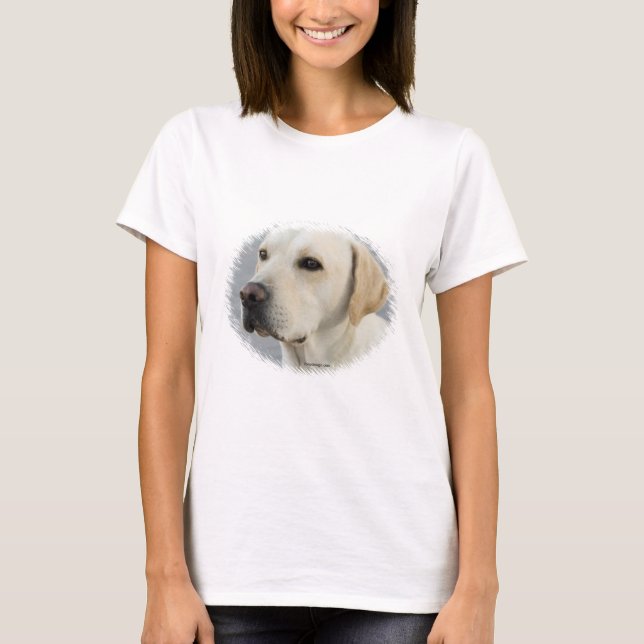 Camiseta Fotografía de oro del labrador retriever (Anverso)