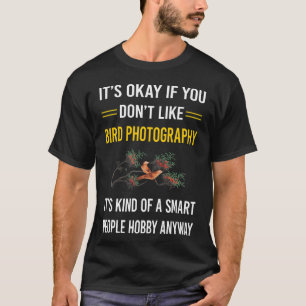 Camiseta Fotografía de pájaro Observar aves divertida