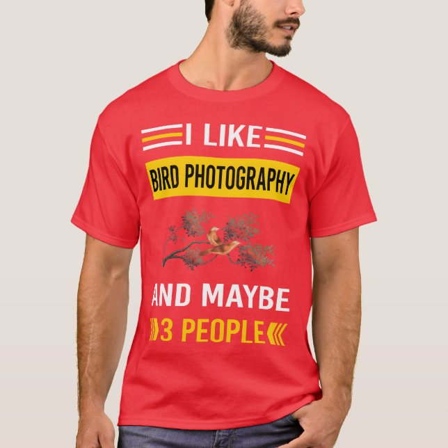 Camiseta Fotografía de pájaro Viendo pájaros amigo observad (Anverso)