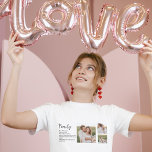 Camiseta Fotografía de pareja colgante y regalo romántico d<br><div class="desc">Fotografía de pareja colgante y regalo romántico de familia</div>
