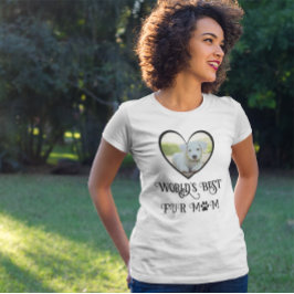 Camiseta Fotografía de Perro de Madre Fur