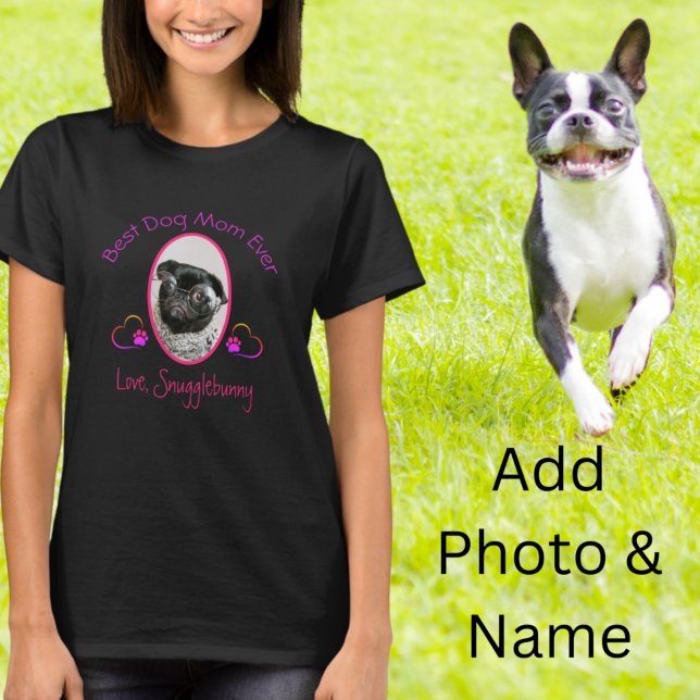 Camiseta Fotografía de perro Mejor Madre de Perro Jamás Paw (Subido por el creador)