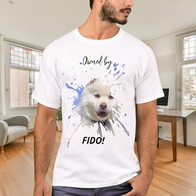 Camiseta Fotografía de perro salpicar humor divertido (Subido por el creador)