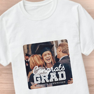 Camiseta Fotografía de Preppy Simple Grad Grad Modern