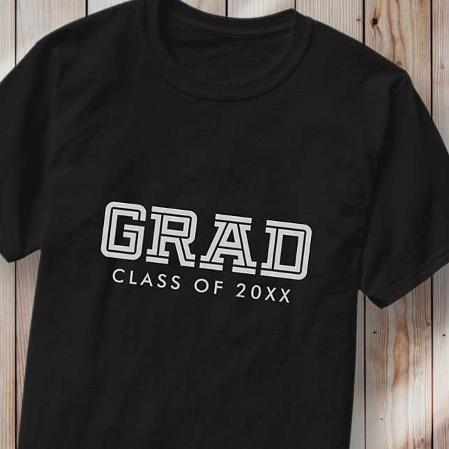 Camiseta Fotografía de Preppy Simple Grad Grad Modern (Subido por el creador)