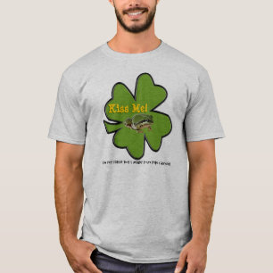 Camiseta Fotografía de rana Príncipe Green Shamrock persona