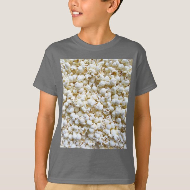 Camiseta Fotografía de textura de palomitas (Anverso)