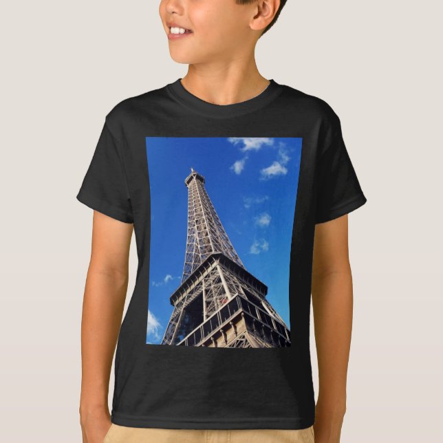 Camiseta Fotografía de viajes de la Torre Eiffel Francia (Anverso)