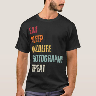 Camiseta Fotografía de Vida Silvestre Repetir Foto de Anima