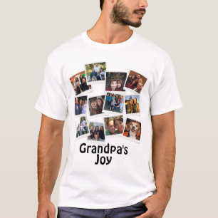 Camiseta Fotografía del abuelo, colección de moda moderna