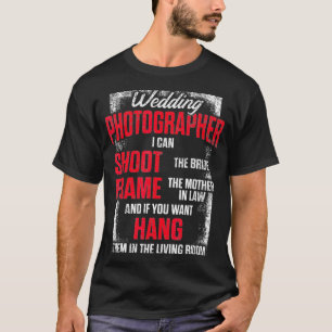 Camiseta Fotografía del boda Personal de Fotografía en Dere