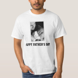 Camiseta Fotografía del Día de los Padres Felices