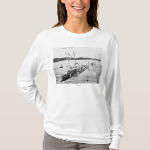 Camiseta Fotografía del equipo del equipo del Rowing de la