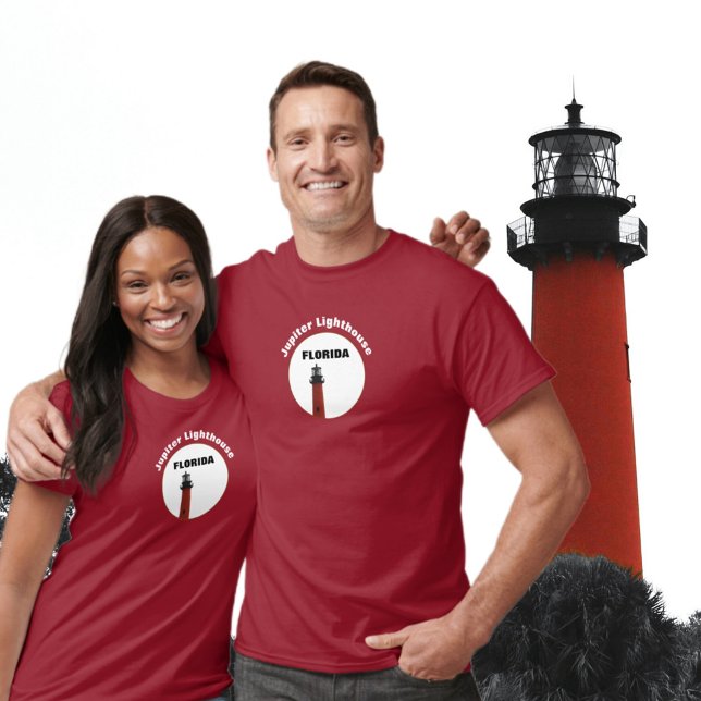 Camiseta Fotografía del faro rojo de Júpiter Florida (Subido por el creador)