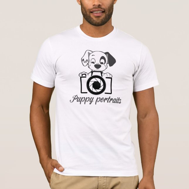 Camiseta fotografía del perrito (Anverso)