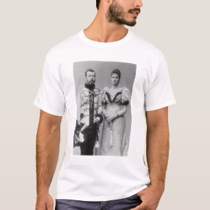 Camiseta Fotografía del retrato del Tsar Nicolás II