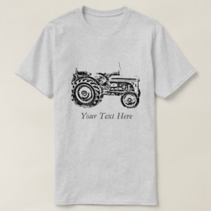 Camiseta Fotografía del tractor de fergison Gray Massey Vin