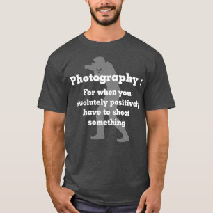 Camiseta Fotografía divertida para fotos